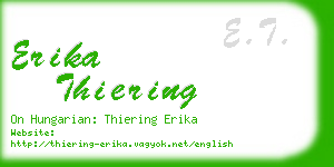 erika thiering business card